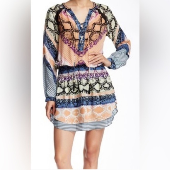 Hale Bob silk dropped waist dress - Picture 1 of 11